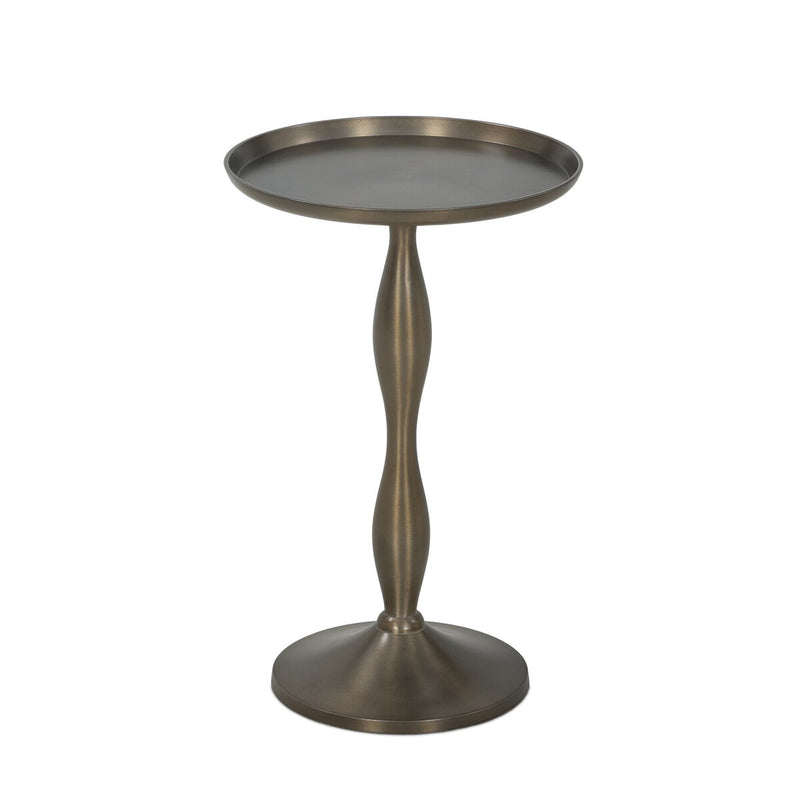 Arden End Table - Dark Aluminum