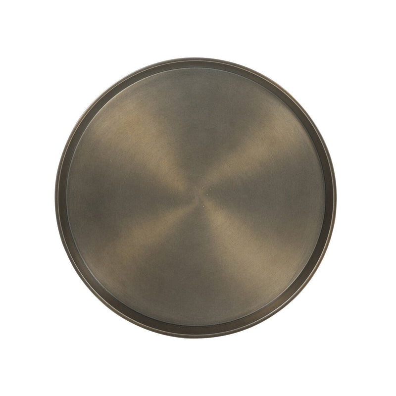 Arden End Table - Dark Aluminum