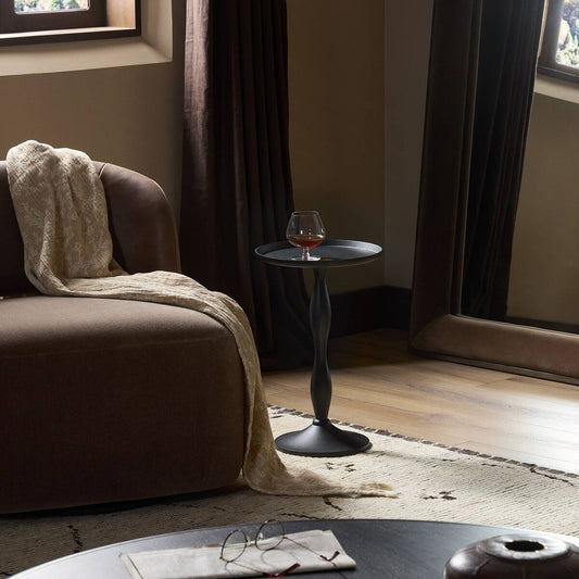 Arden End Table - Black Antique
