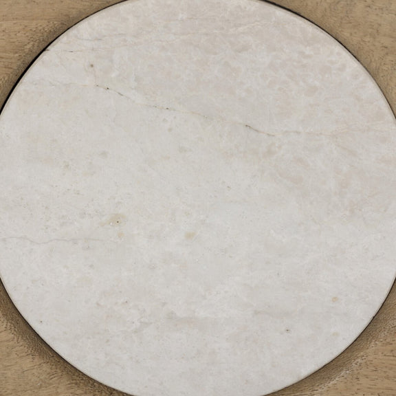 Rumi End Table - Light Natural Mango