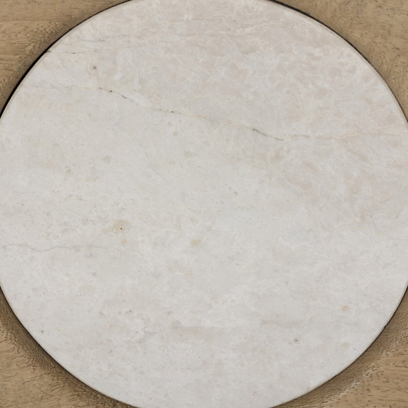 Rumi End Table - Light Natural Mango