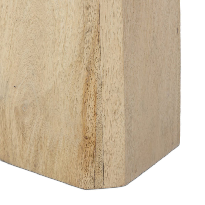 Rumi End Table - Light Natural Mango