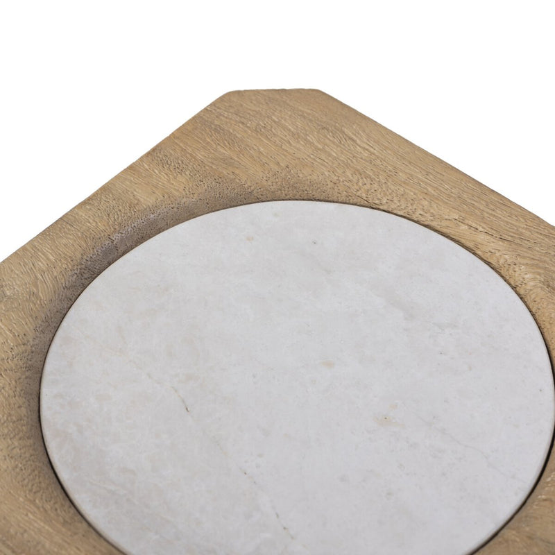 Rumi End Table - Light Natural Mango