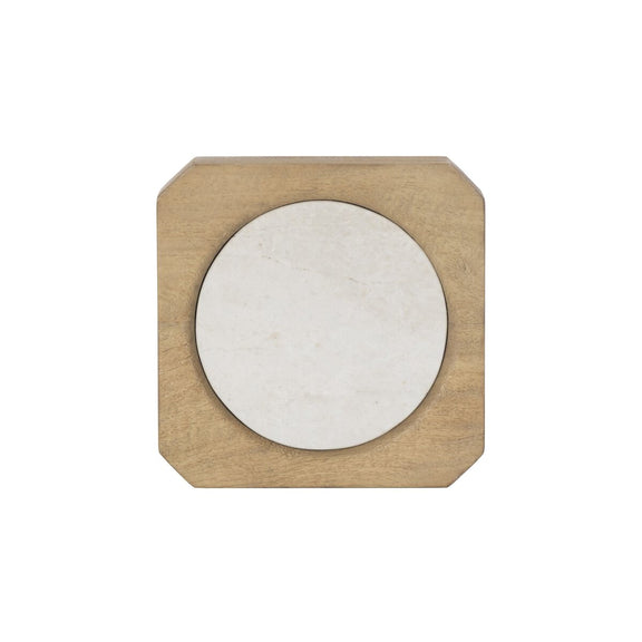 Rumi End Table - Light Natural Mango
