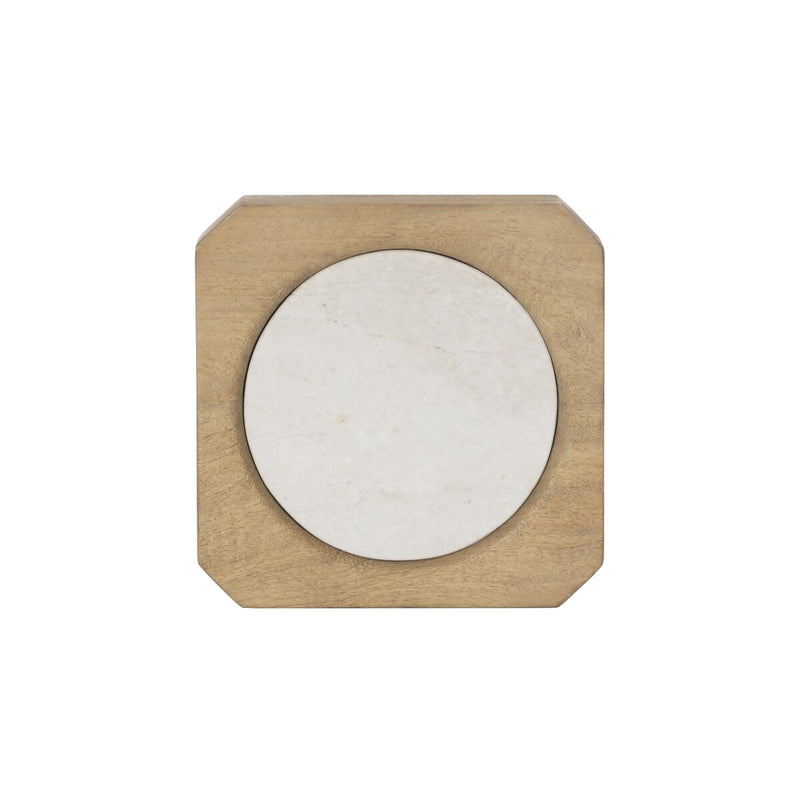 Rumi End Table - Light Natural Mango