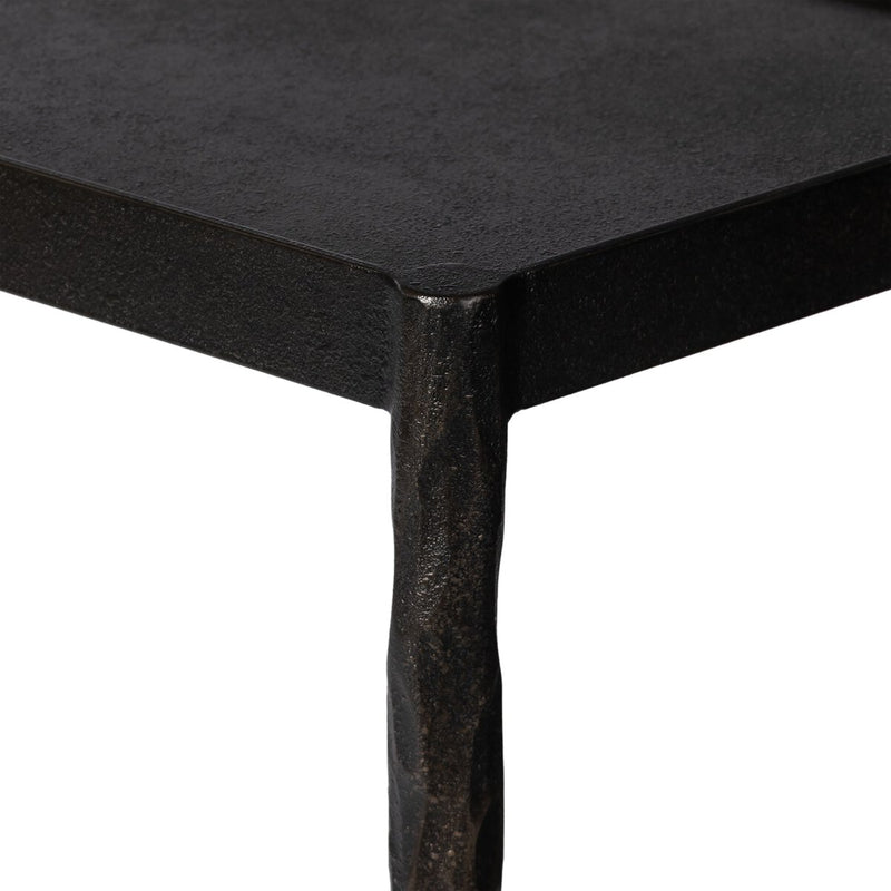 Jade Console Table - Textured Bronze