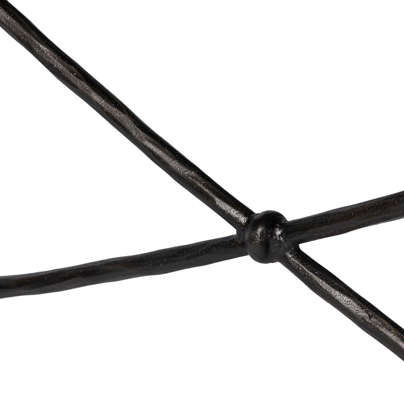 Jade Console Table - Textured Bronze