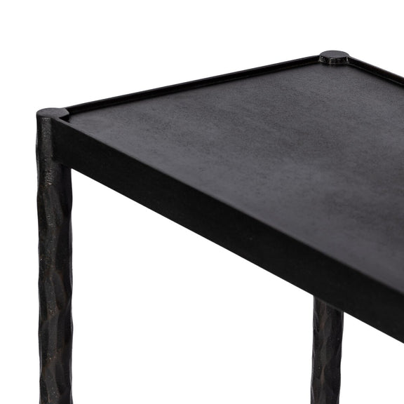 Jade Console Table - Textured Bronze