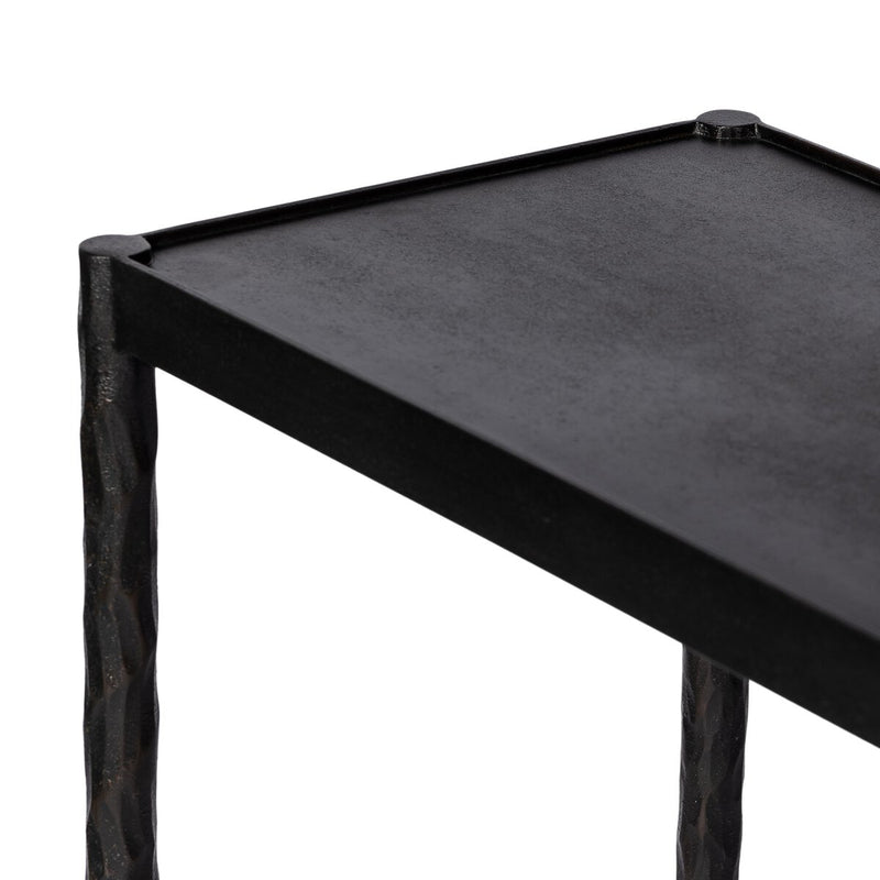Jade Console Table - Textured Bronze