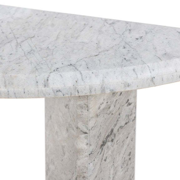 Kai Console Table - Light Grey Onyx