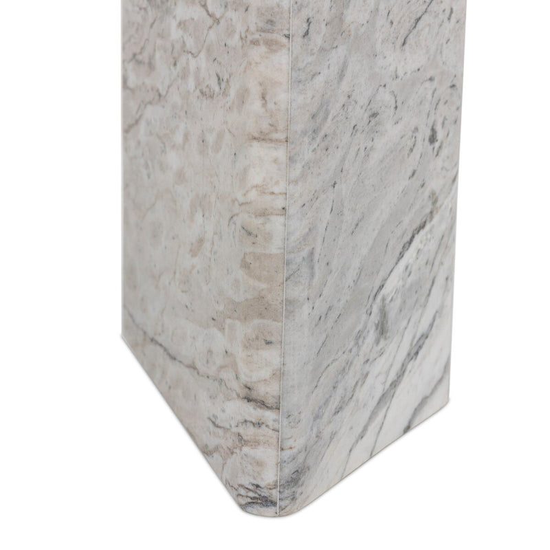 Kai Console Table - Light Grey Onyx