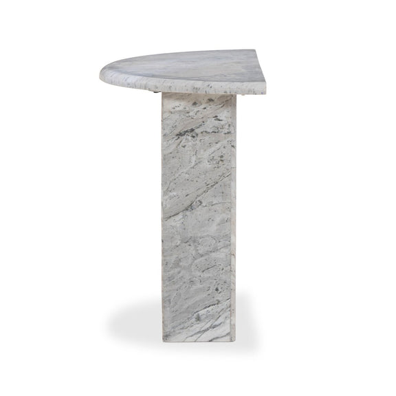 Kai Console Table - Light Grey Onyx