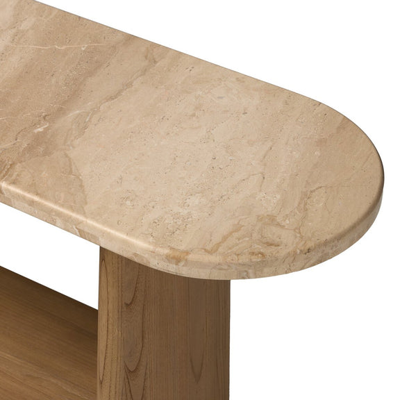 Terry Console Table - Sand Marble