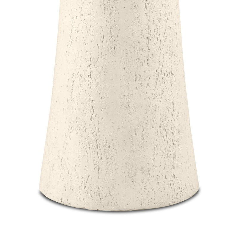 Varda Outdoor Bar + Counter Table - Coarse Ivory Concrete