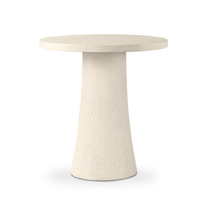 Varda Outdoor Bar + Counter Table - Coarse Ivory Concrete
