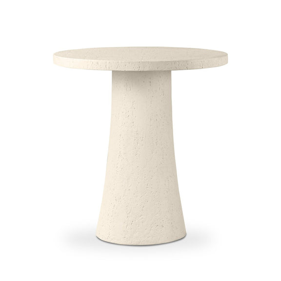 Varda Outdoor Bar + Counter Table - Coarse Ivory Concrete