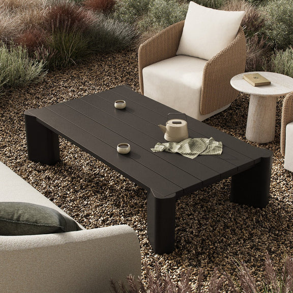 Soho Outdoor Metal Coffee Table - Bronze