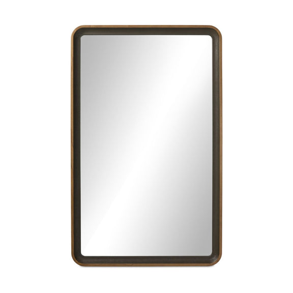 Arno Grand Floor Mirror - Amber Sungkai Solid