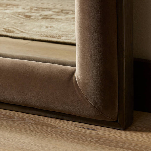 Velaz Floor Mirror - Warm Oak Veneer