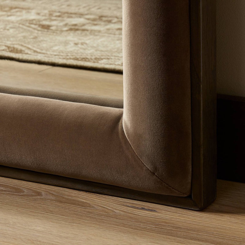 Velaz Floor Mirror - Warm Oak Veneer