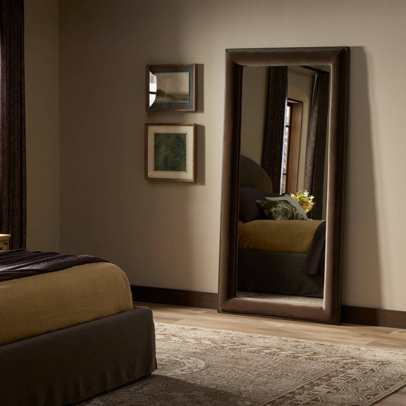 Velaz Floor Mirror - Warm Oak Veneer