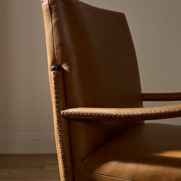 Quill Dining Armchair - Chaps Saddle