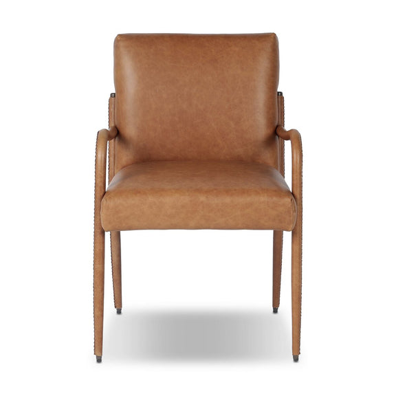 Quill Dining Armchair - Chaps Saddle