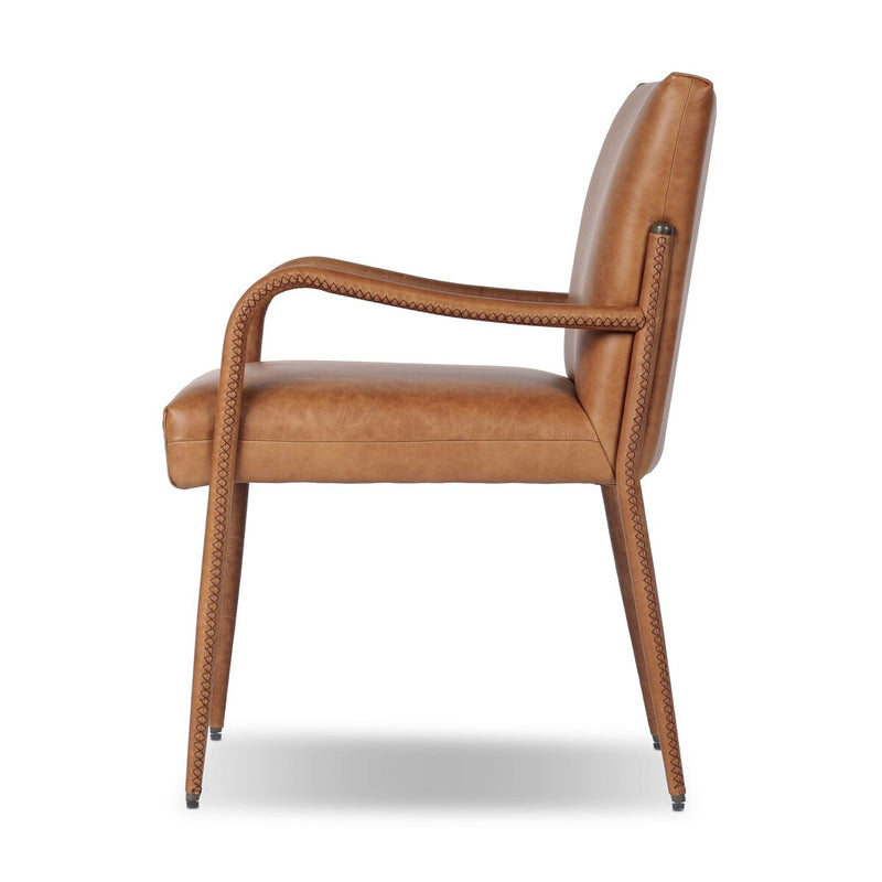 Quill Dining Armchair - Chaps Saddle