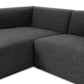 Lawndale 2-Piece Sectional - Saxon Charcoal