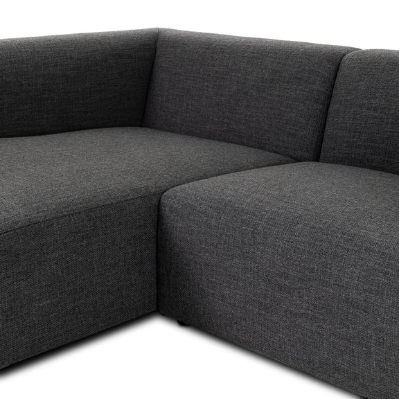 Lawndale 2-Piece Sectional - Saxon Charcoal