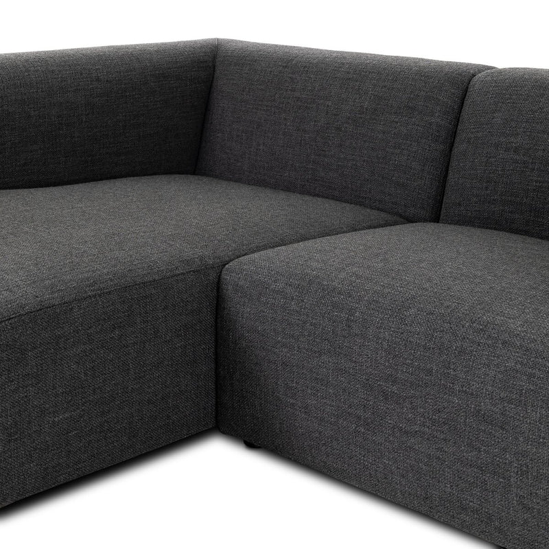Lawndale 2-Piece Sectional - Saxon Charcoal