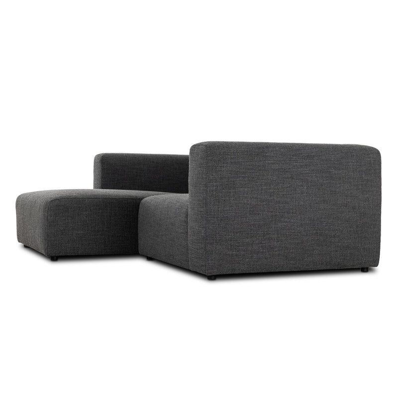 Lawndale 2-Piece Sectional - Saxon Charcoal