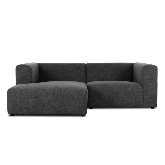Lawndale 2-Piece Sectional - Saxon Charcoal
