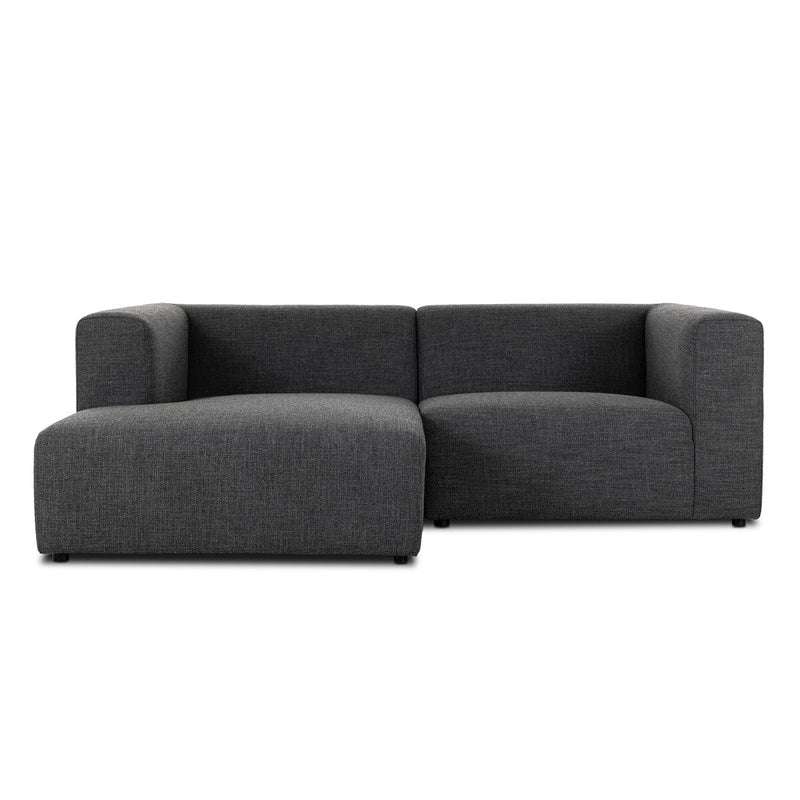 Lawndale 2-Piece Sectional - Saxon Charcoal