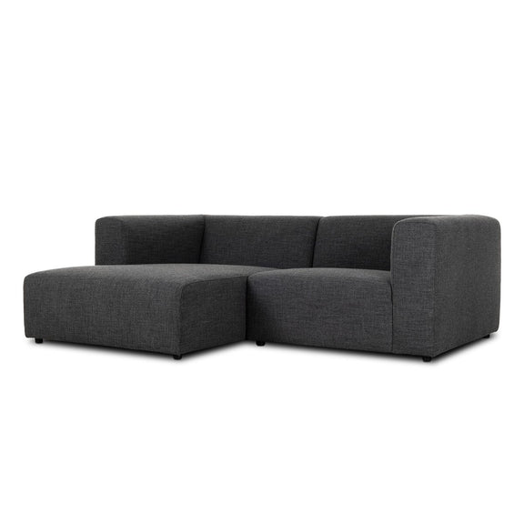 Lawndale 2-Piece Sectional - Saxon Charcoal