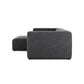 Lawndale 2-Piece Sectional - Saxon Charcoal