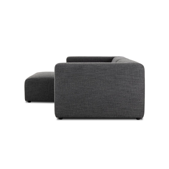 Lawndale 2-Piece Sectional - Saxon Charcoal