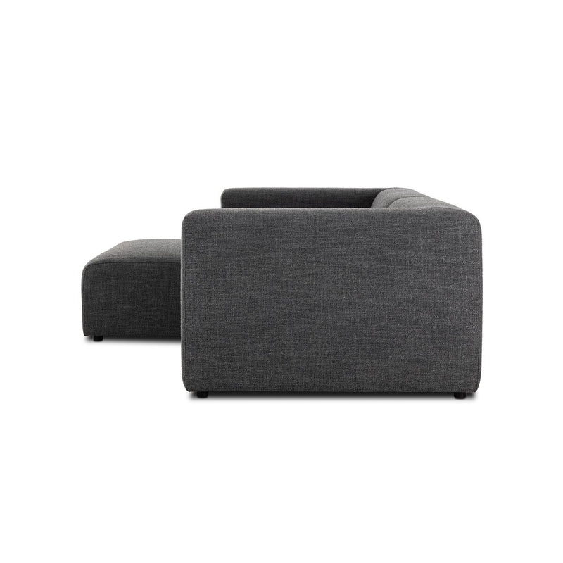 Lawndale 2-Piece Sectional - Saxon Charcoal