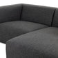 Lawndale 2-Piece Sectional - Saxon Charcoal