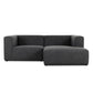 Lawndale 2-Piece Sectional - Saxon Charcoal