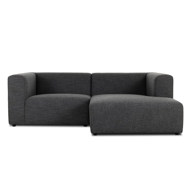 Lawndale 2-Piece Sectional - Saxon Charcoal