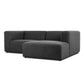 Lawndale 2-Piece Sectional - Saxon Charcoal