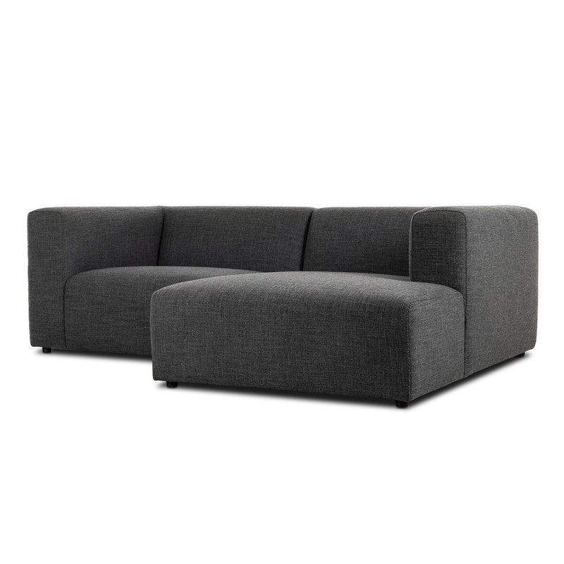 Lawndale 2-Piece Sectional - Saxon Charcoal