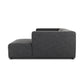 Lawndale 2-Piece Sectional - Saxon Charcoal