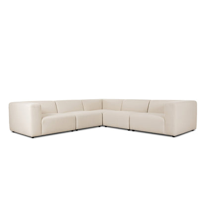 Lawndale 5-Piece Sectional - Fayette Cloud