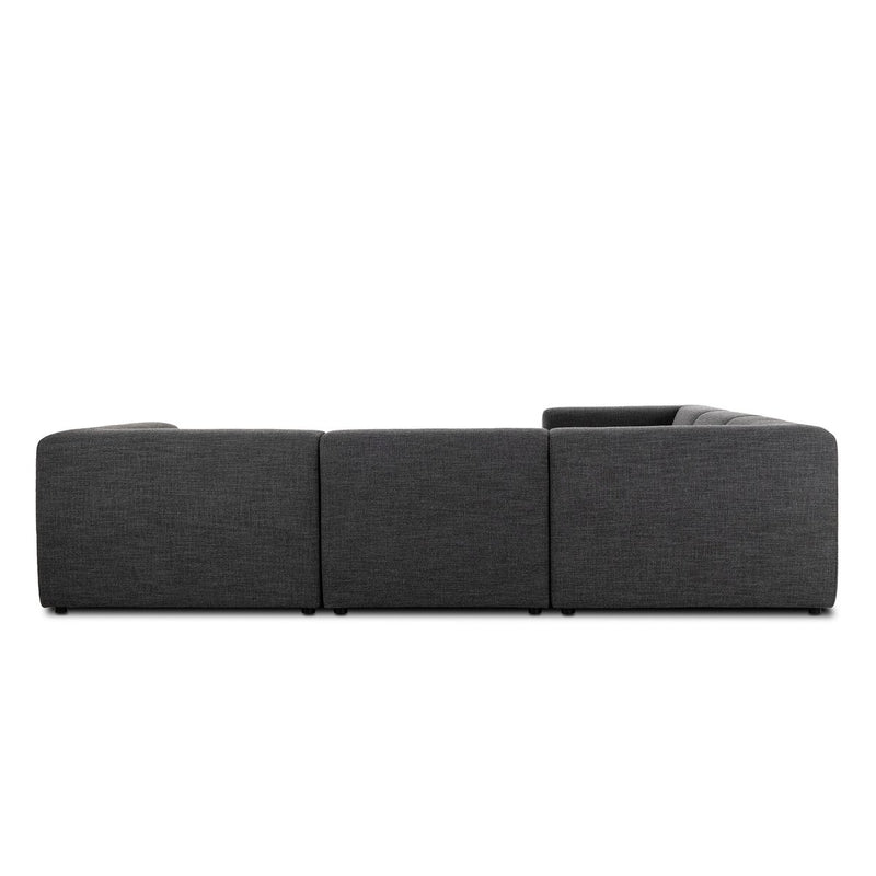 Lawndale 5-Piece Sectional - Saxon Charcoal