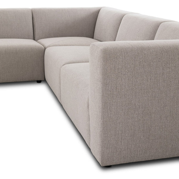 Lawndale 5-Piece Sectional - Napa Sandstone