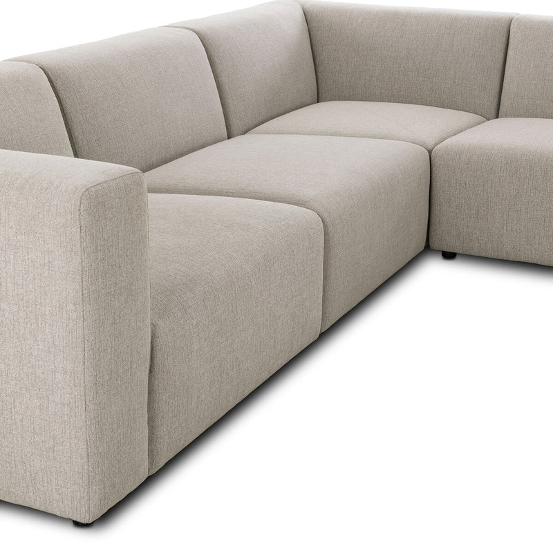 Lawndale 5-Piece Sectional - Napa Sandstone