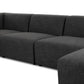 Lawndale 5-Piece Chaise Sectional - Saxon Charcoal
