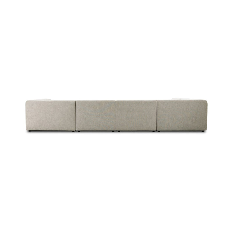 Lawndale 5-Piece Chaise Sectional - Napa Sandstone
